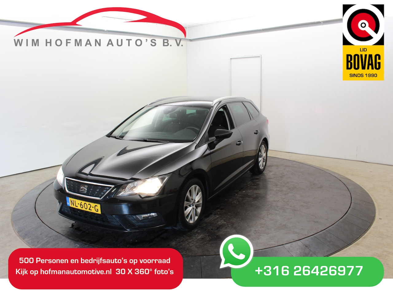 Seat Leon ST - 1.0 EcoTSI Style Business Intense Trekhaak Navi Cruise Apple Carplay PDC NL Auto - AutoWereld.nl