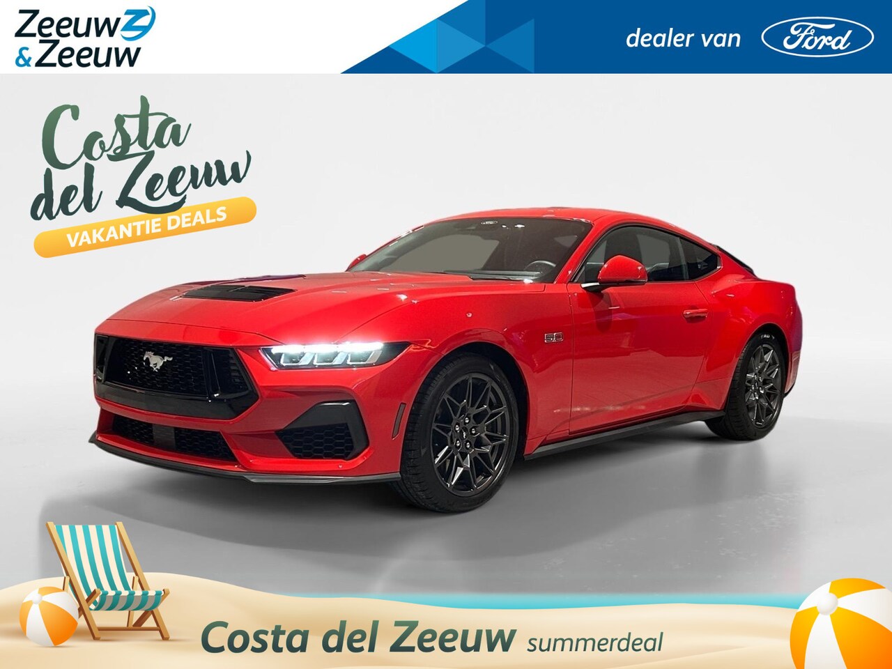 Ford Mustang Fastback - 5.0 V8 GT 446Pk| Uit voorraad leverbaar | Meerdere kleuren beschikbaar | - AutoWereld.nl
