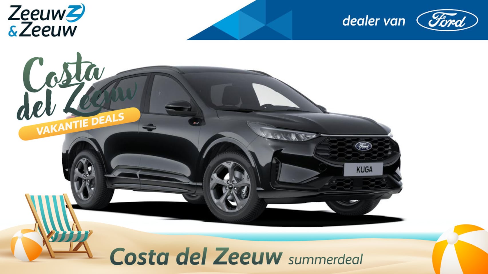 Ford Kuga - 2.5 PHEV ST-Line | Nieuw model 2024 | €4000,- korting | Nieuw te bestellen | 2100 kg Trekg - AutoWereld.nl