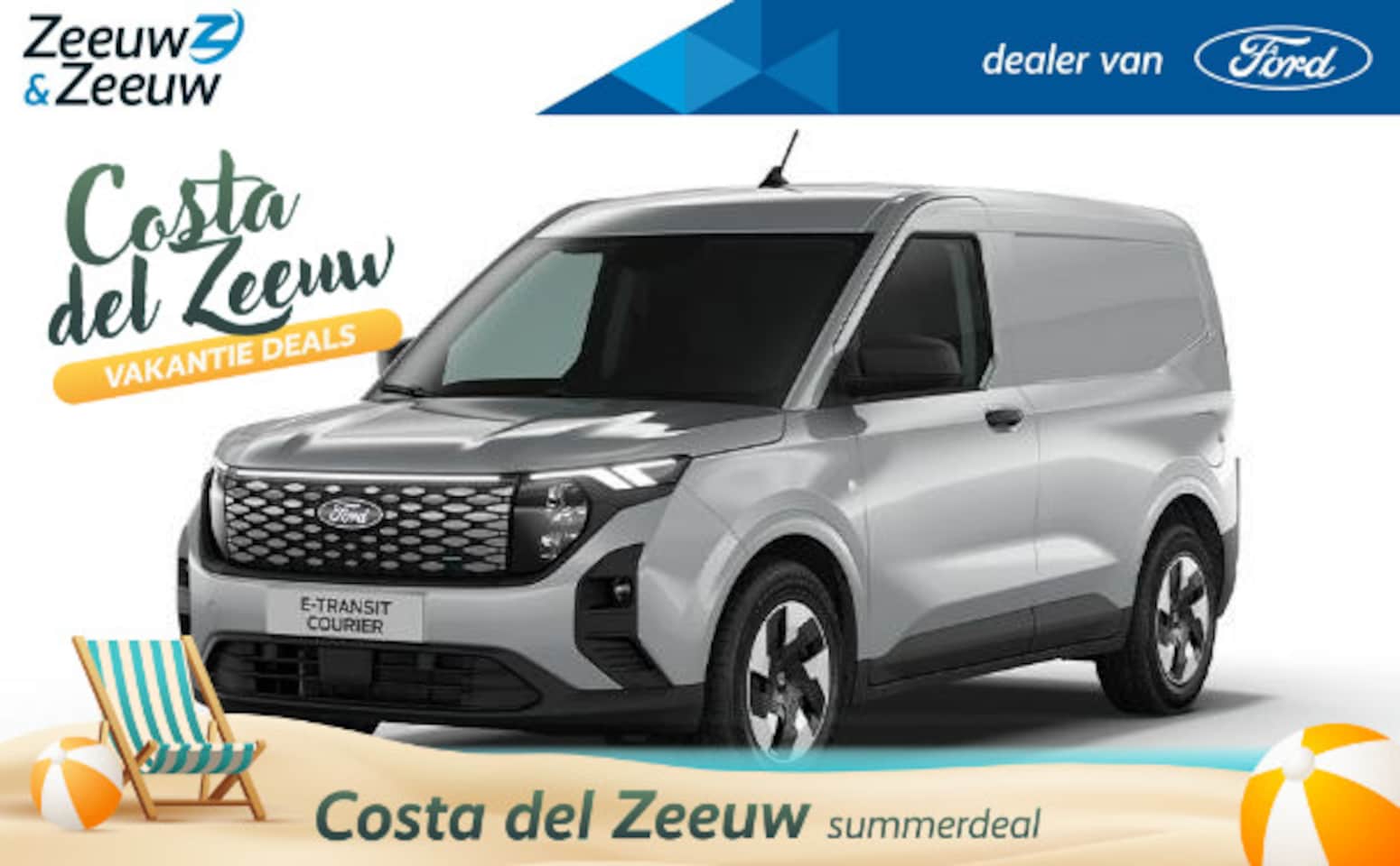 Ford Transit Courier - E-Transit Trend 44 kWh 136 pk | Nu 0,99% rente op financial lease | Apple Car Play / Andro - AutoWereld.nl