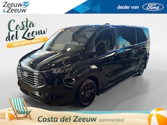 Ford Transit Custom - 320 2.5 PHEV L2H1 Black Platinum DC | Lederen bekleding | Navigatie | Treeplanken | LM vel