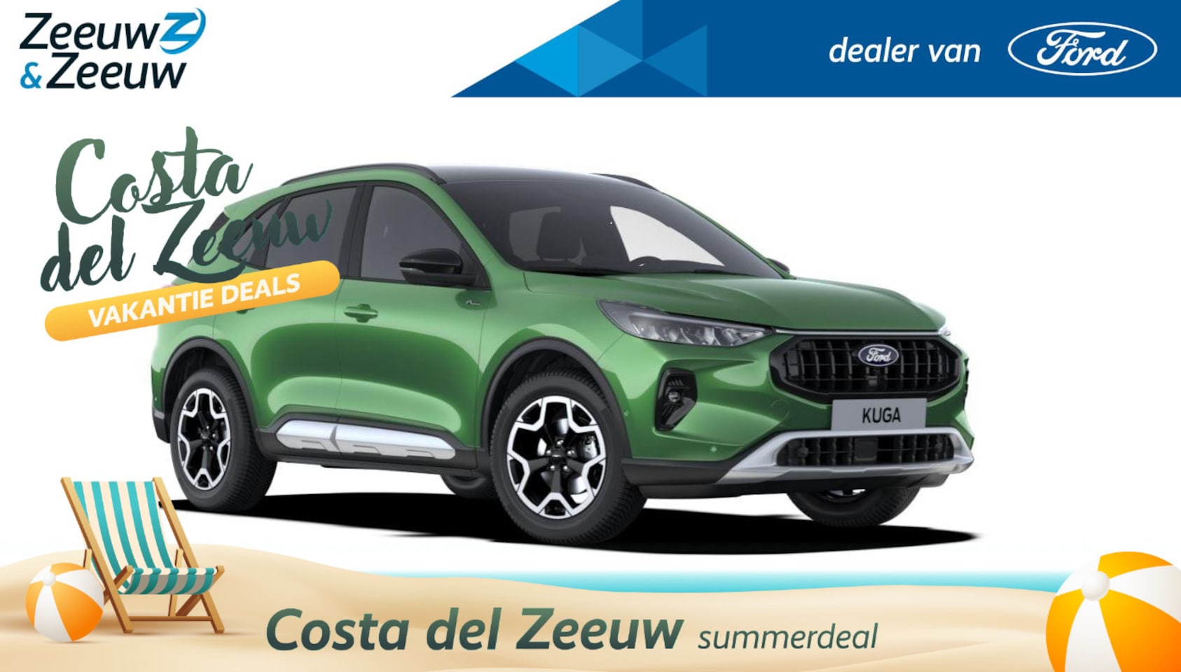 Ford Kuga - 2.5 PHEV Active X | 2100 kg trekkracht | Nieuw te Bestellen | Full Optie | tot € 4000,- Ko - AutoWereld.nl