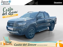 Ford Ranger - 2.0 EcoBlue Wildtrak Supercab 213 pk Automaat | 4x4 | Navigatie | Lederen bekleding | Trek