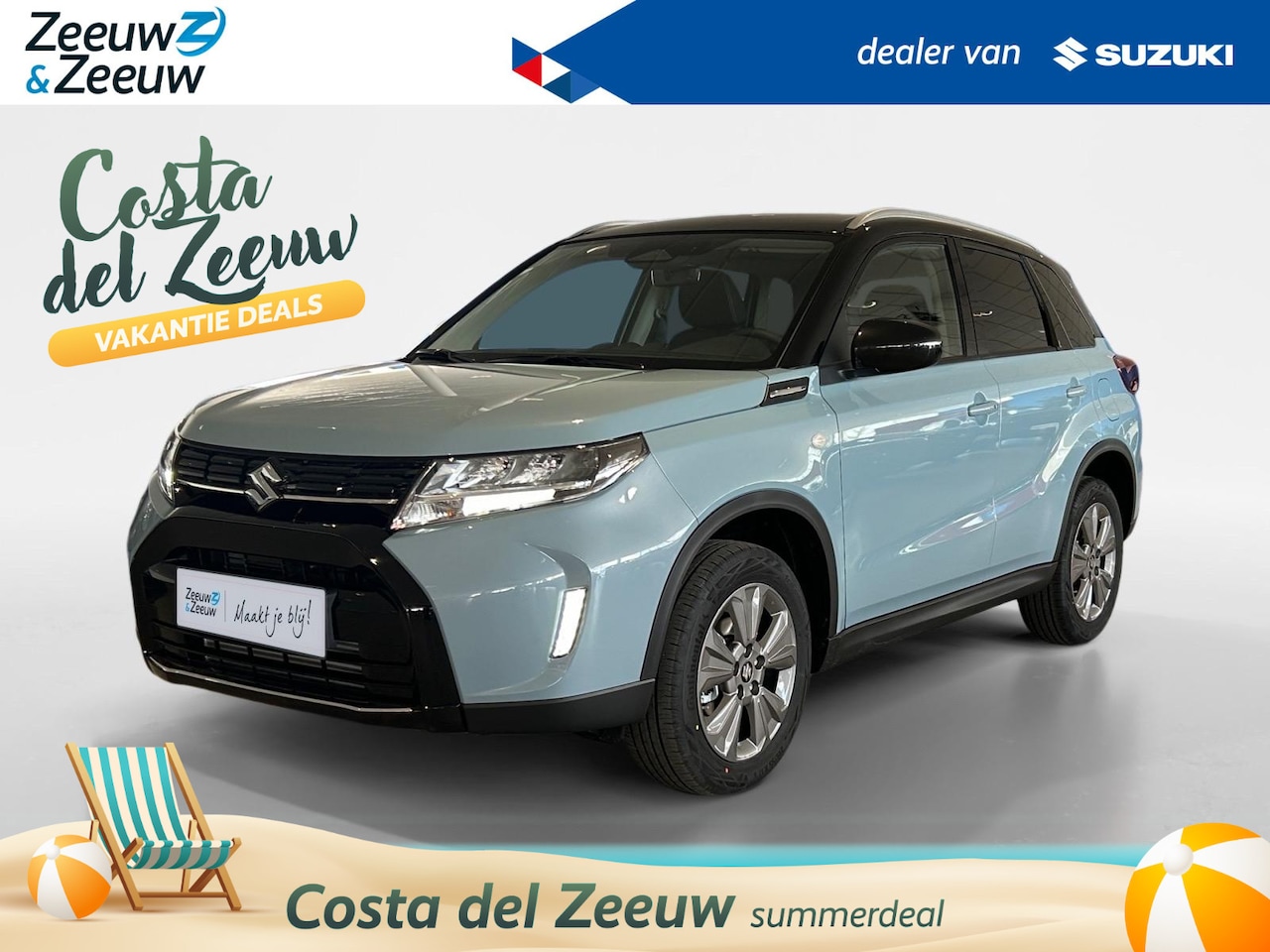 Suzuki Vitara - 1.4 Boosterjet Select Smart Hybrid 140pk | Voorraad | €1.500.- korting | Navigatie | Achte - AutoWereld.nl