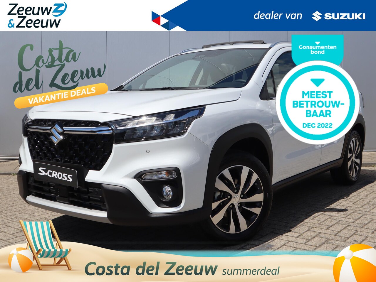 Suzuki S-Cross - 1.5 Hybrid Style Smart | Automaat |  € 3000,- actie korting | Vraag naar de beschikbare vo - AutoWereld.nl