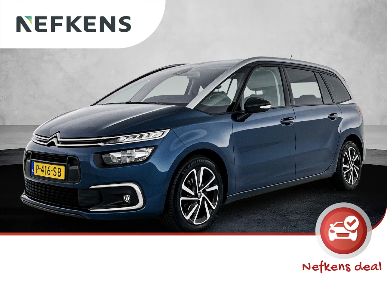 Citroën Grand C4 SpaceTourer - Shine 130pk | 7 zitplaatsen | Navigatie | Achteruitrijcamera | Panoramische voorruit | Cli - AutoWereld.nl