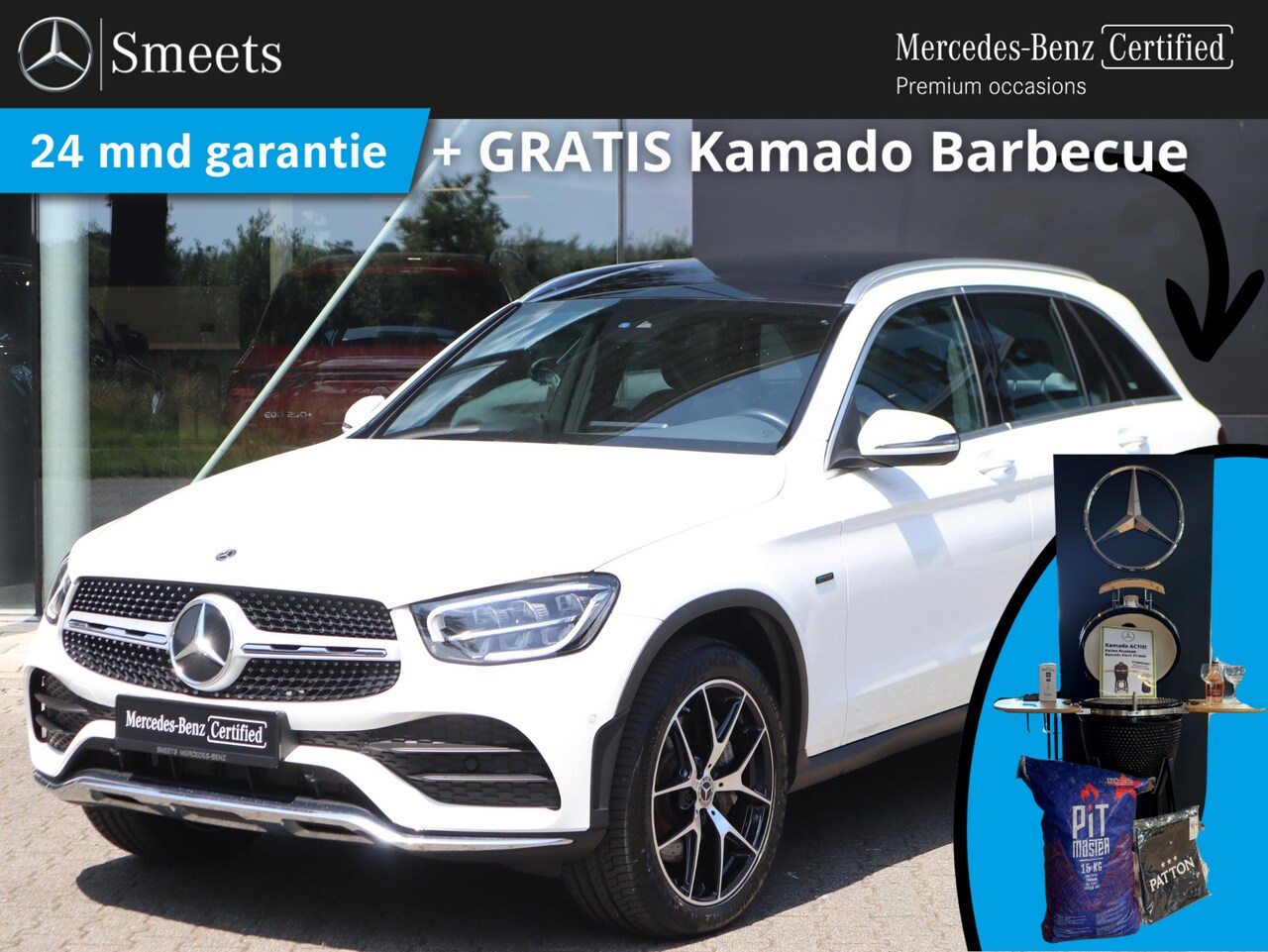 Mercedes-Benz GLC-klasse - 300e 4MATIC AMG line | Panoramadak | Burmester | Memory Seats | Camera | Navigatie | Autom - AutoWereld.nl