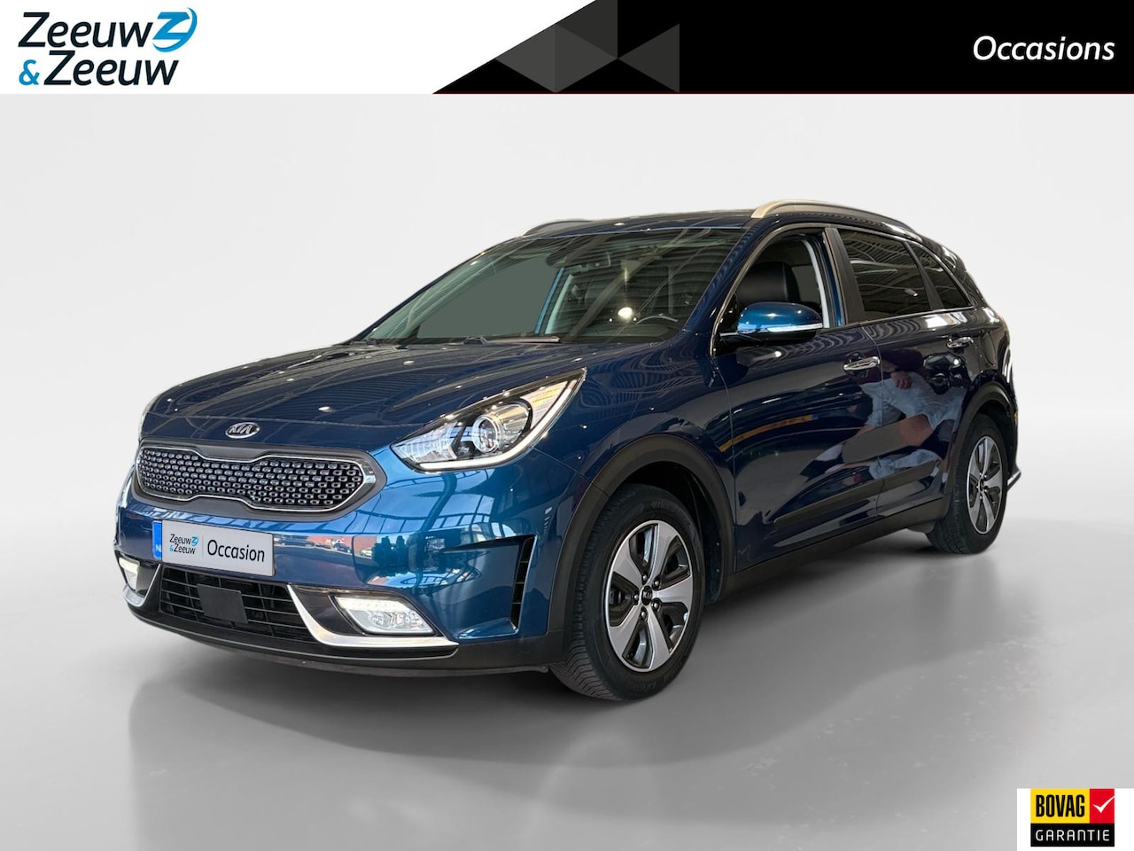 Kia Niro - 1.6i Hybrid BusinessLine Navi | Climate & (adaptieve) cruise control | Leder | Metallic la - AutoWereld.nl