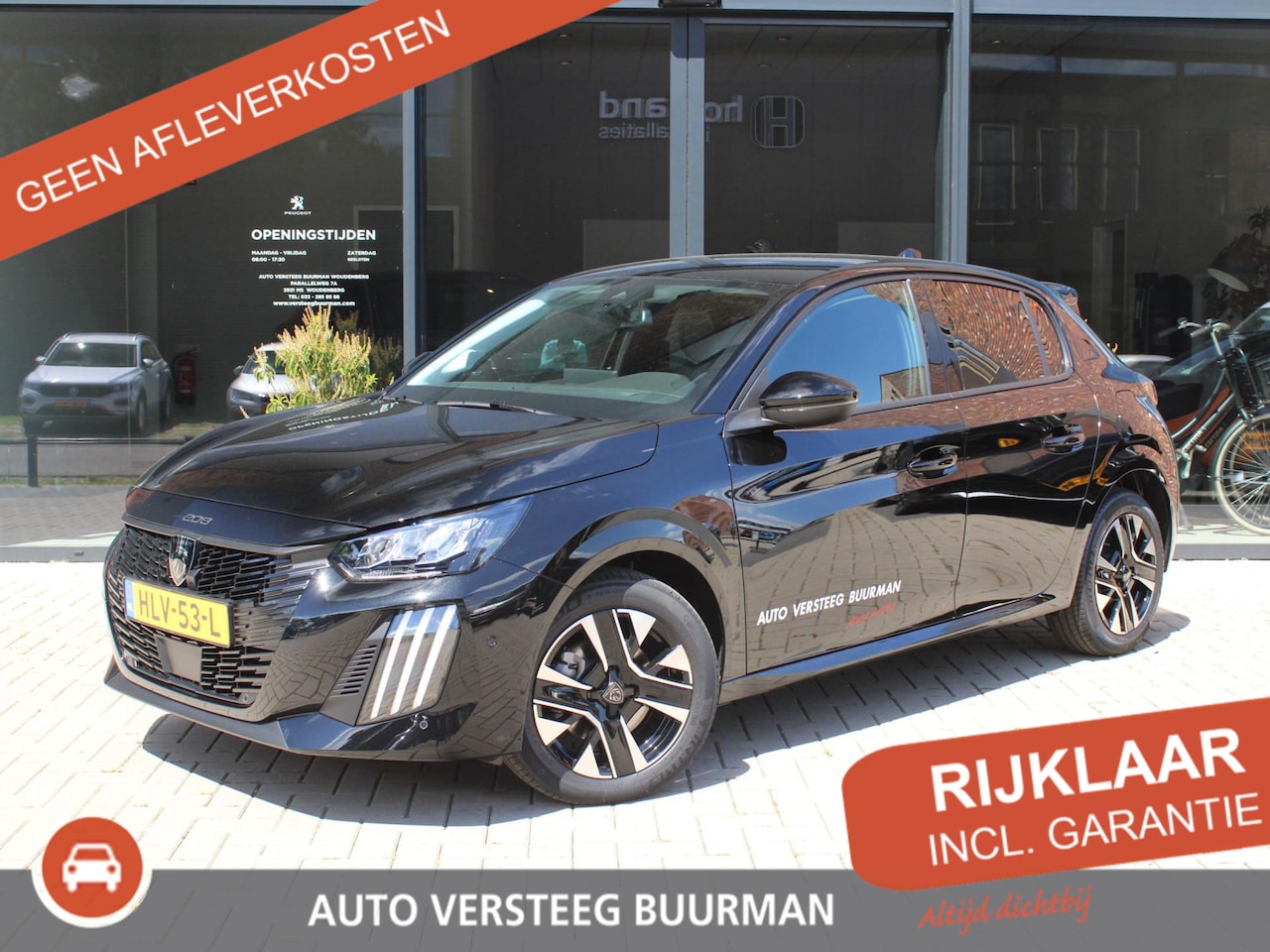 Peugeot 208 - 1.2 Hybrid 110PK e-DCS6 Allure Navigatie, 360 camera, Lichtmetalen velgen, Parkeerhulp voo - AutoWereld.nl
