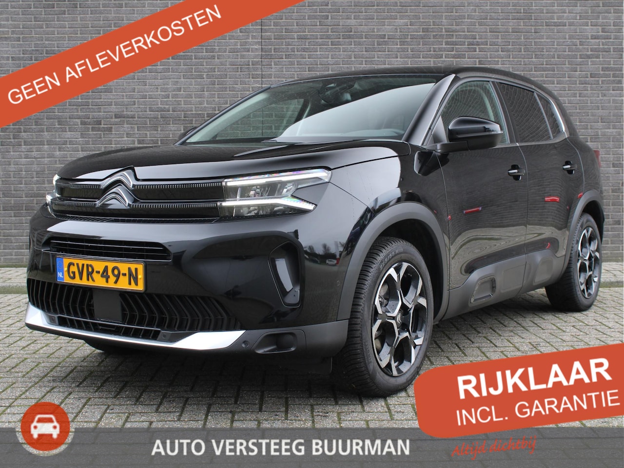 Citroën C5 Aircross - 1.2 Hybrid 136PK Max Automaat, Luxe Lederen bekleding, 360 camera, navigatie, elekr. stoel - AutoWereld.nl