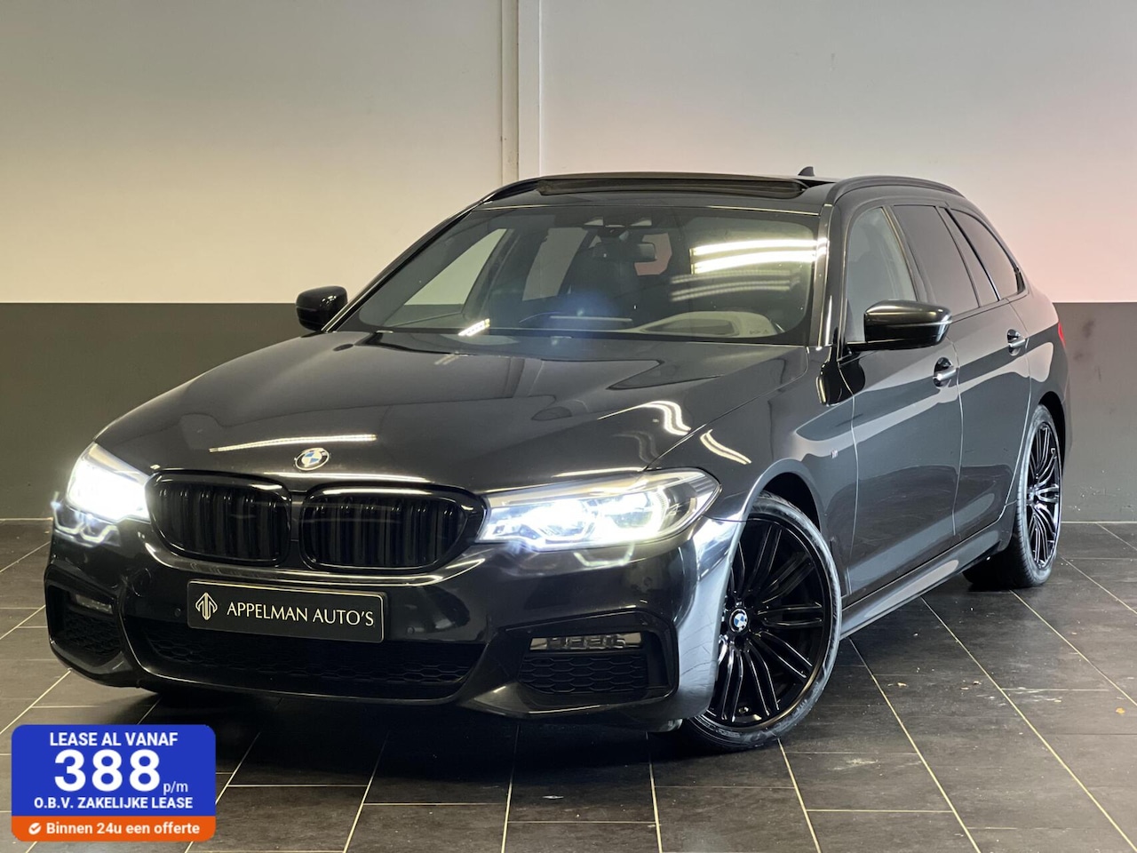 BMW 5-serie Touring - 520d High Executive M-Sport | Pano | HUD | Dodehoek | Camera | - AutoWereld.nl