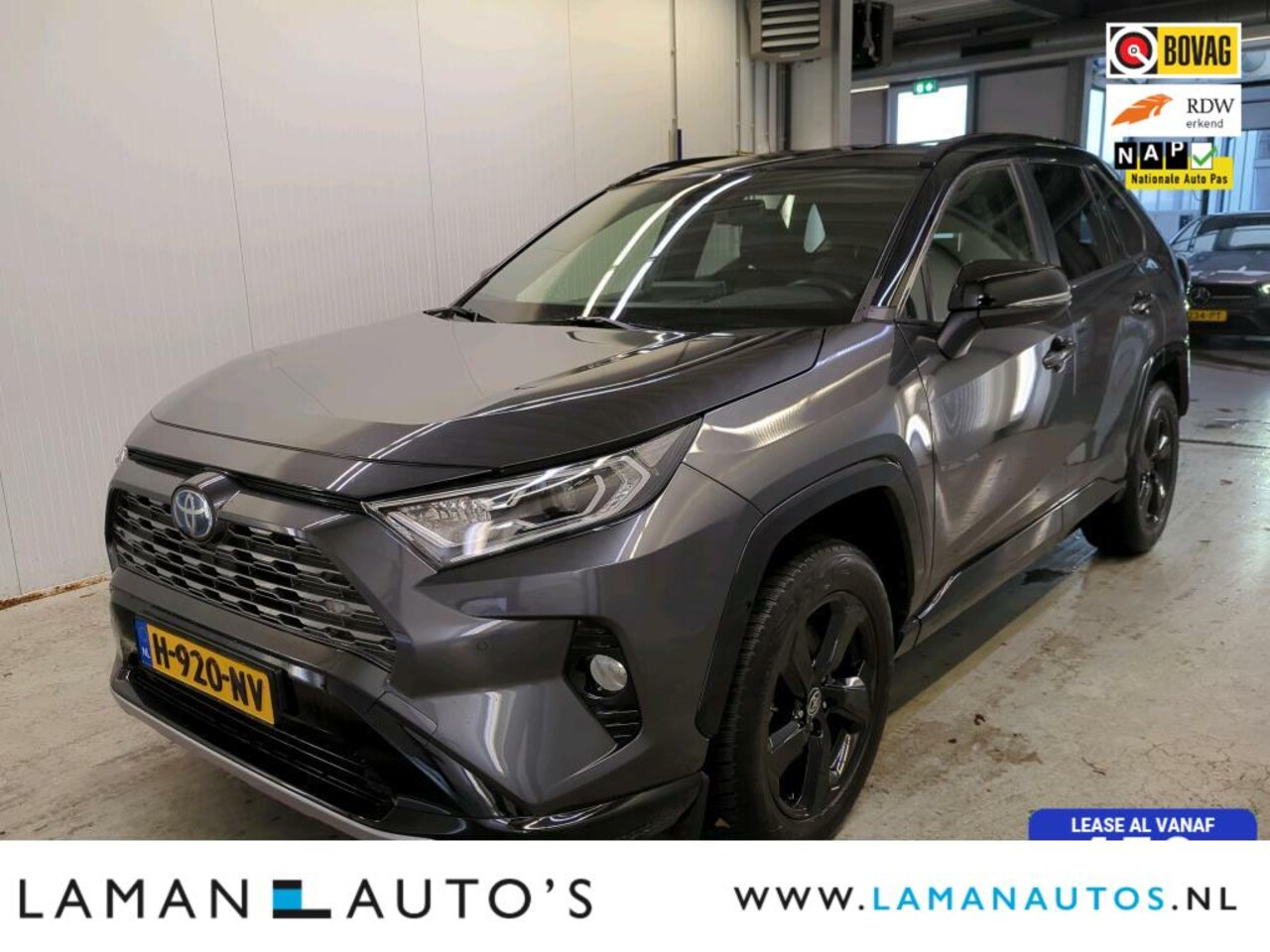 Toyota RAV4 - 2.5 Hybrid 218pk Bi-Tone | Trekhaak JBL CarPlay Halfleder ECC Nav 18" LMV ACC Camera Metal - AutoWereld.nl