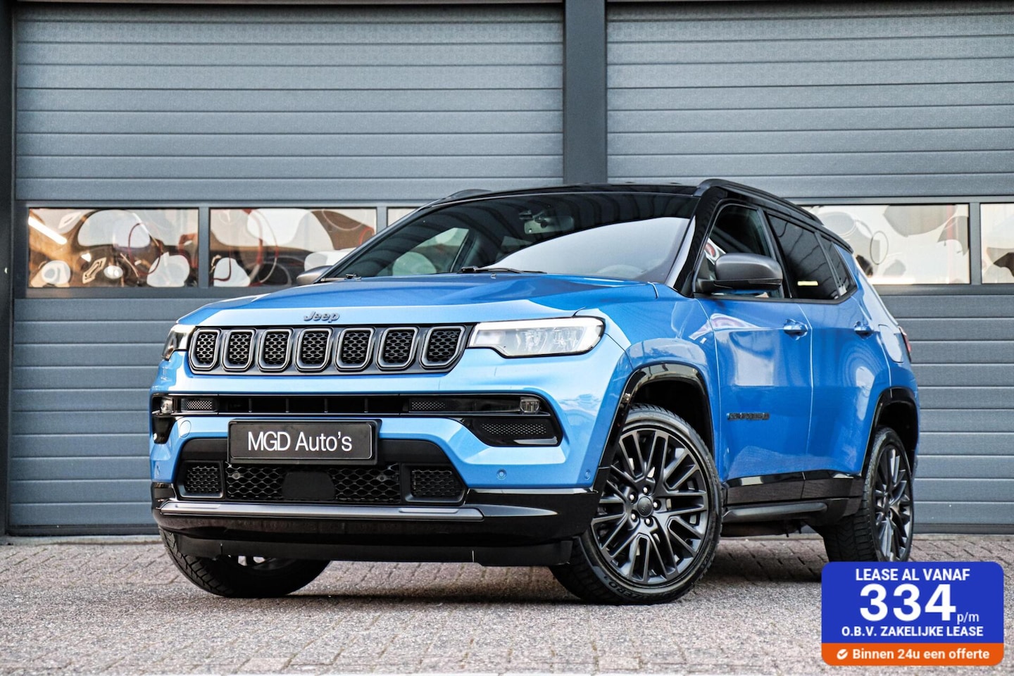 Jeep Compass - 4xe Plug-in Hybrid Electric Night Eagle /KEYLESS/CAMERA/CARPLAY/PDC/ACC/LED! - AutoWereld.nl