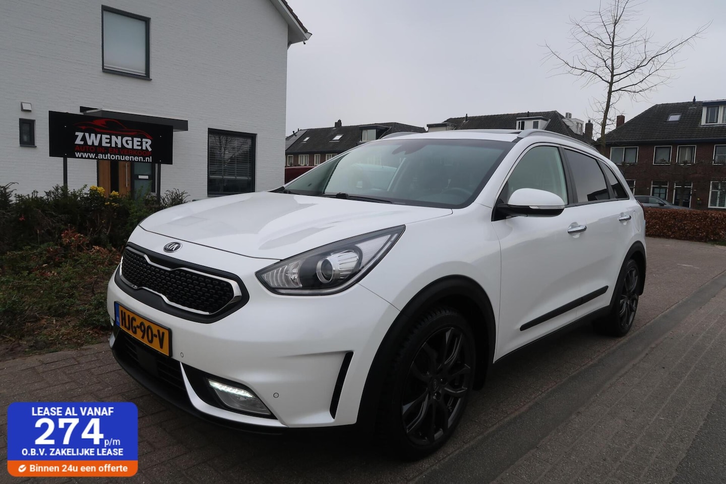 Kia Niro - 1.6 GDi Hybrid FULL-OPTION|LEDER|MEMORY|JBL|SCHUIFDAK|CAMERA|CARPLAY|STOELKOELING - AutoWereld.nl