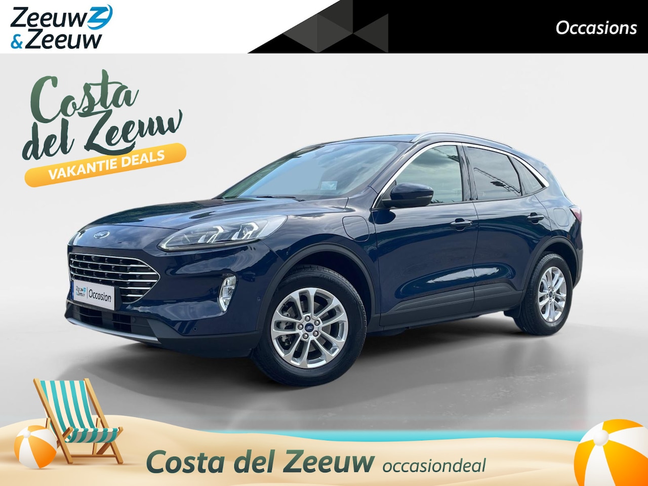 Ford Kuga - 2.5 PHEV Titanium 225PK | Adaptieve Cruise Control | El. Trekhaak | BLIS | Winter Pack | H - AutoWereld.nl