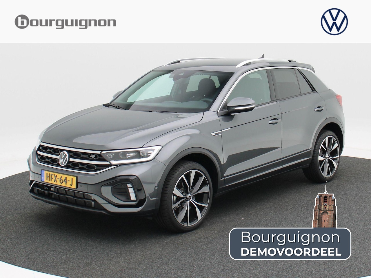 Volkswagen T-Roc - R-Line-Edition 1.5 150 pk TSI |Automaat!|Demo voordeel!| 19 inch Velgen| Navigatie| Massag - AutoWereld.nl