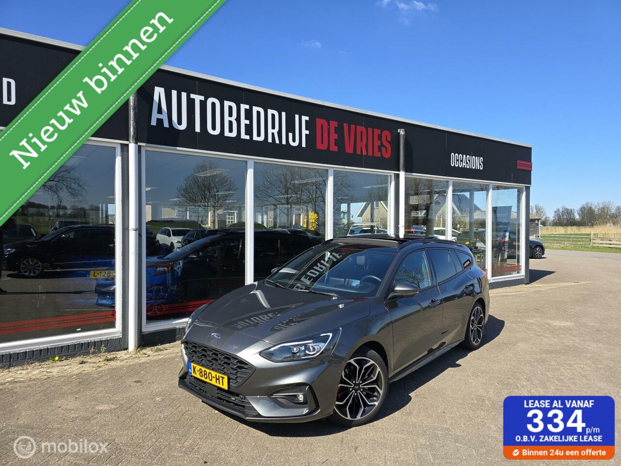 Ford Focus Wagon - 1.5 EcoB ST Line X Full Options Pano/ACC/HUD/Winterpakket/Led - AutoWereld.nl