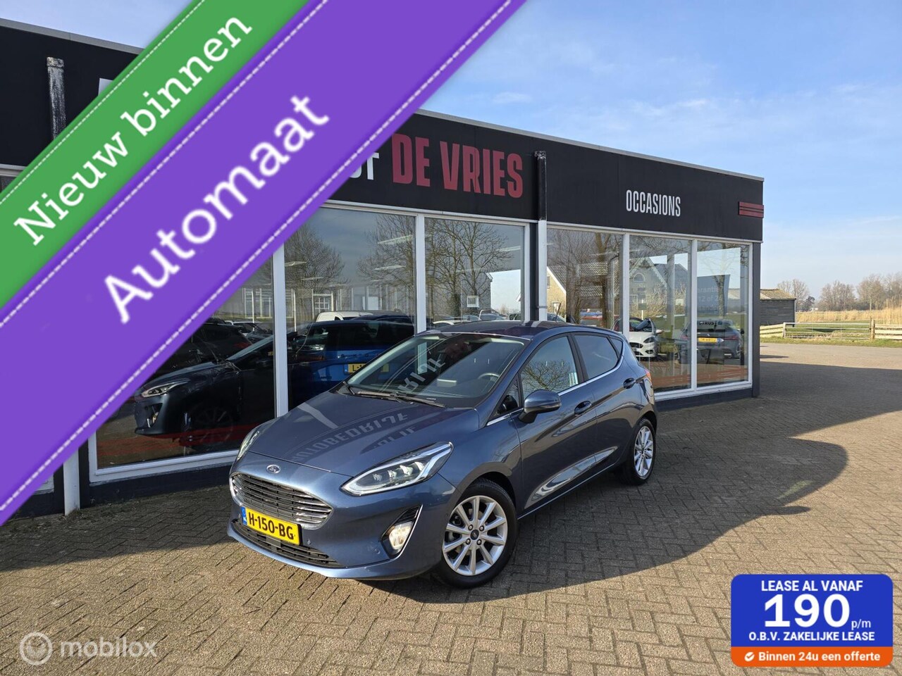 Ford Fiesta - 1.0 EcoBoost Titanium Led/ACC/Camera/Stoelverw/Lane-Assist - AutoWereld.nl