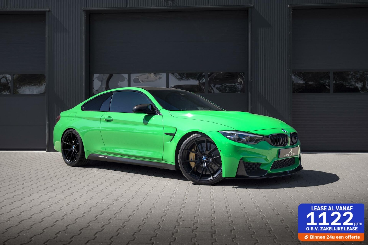BMW 4-serie Coupé - M4 Competition Headup 360View Keramisch Carbon Interieur Signal Green individual 43000km B - AutoWereld.nl