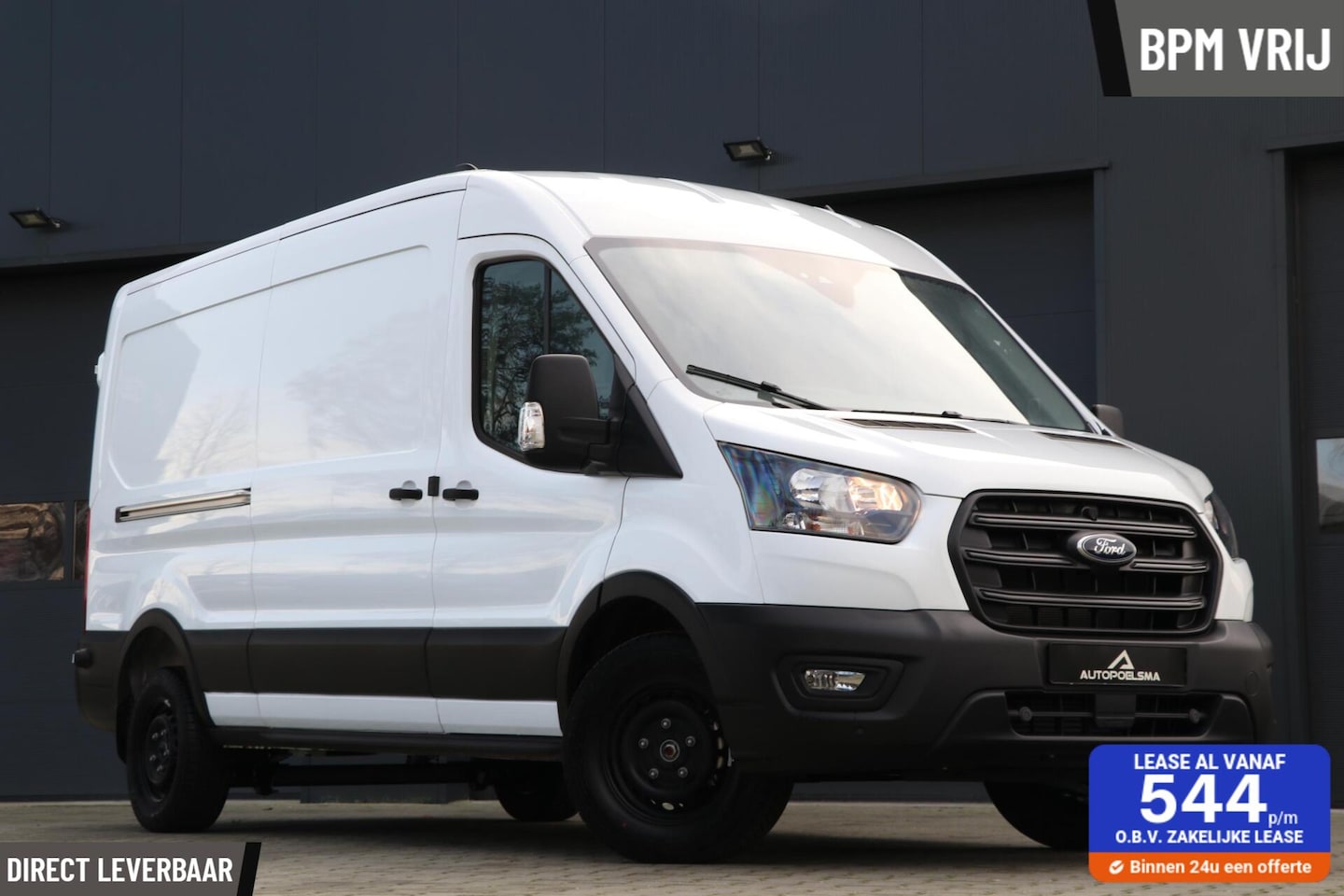Ford Transit - 350 2.0 TDCI L3H2 Trend Stoelverw AppleCarplay Pdc Trekhaak |NIEUW| Bj2024 - AutoWereld.nl