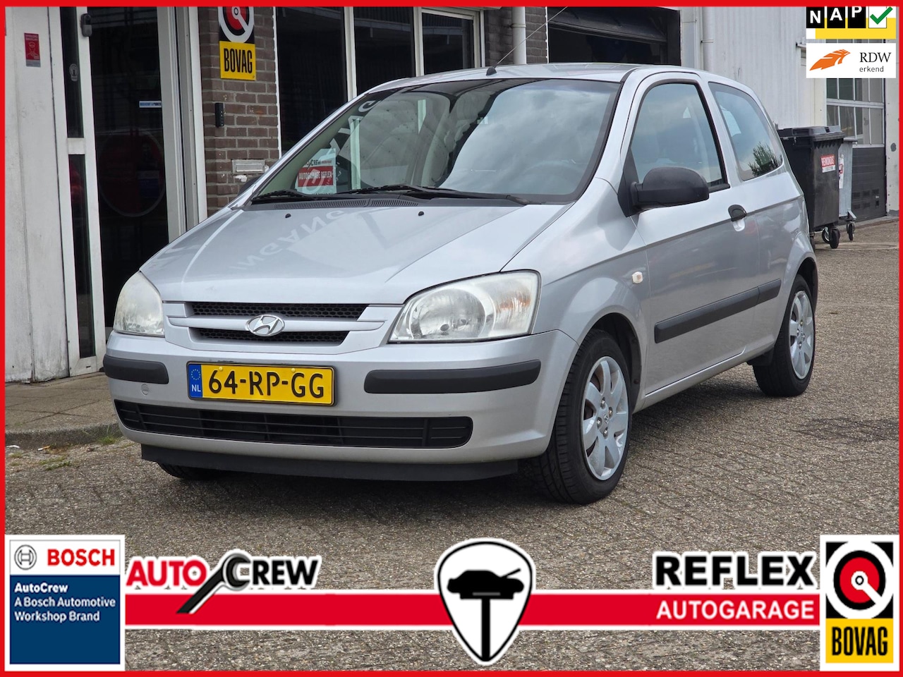Hyundai Getz - 1.1i Active Young STUURBEKR|55000 KM!!!|APK - AutoWereld.nl