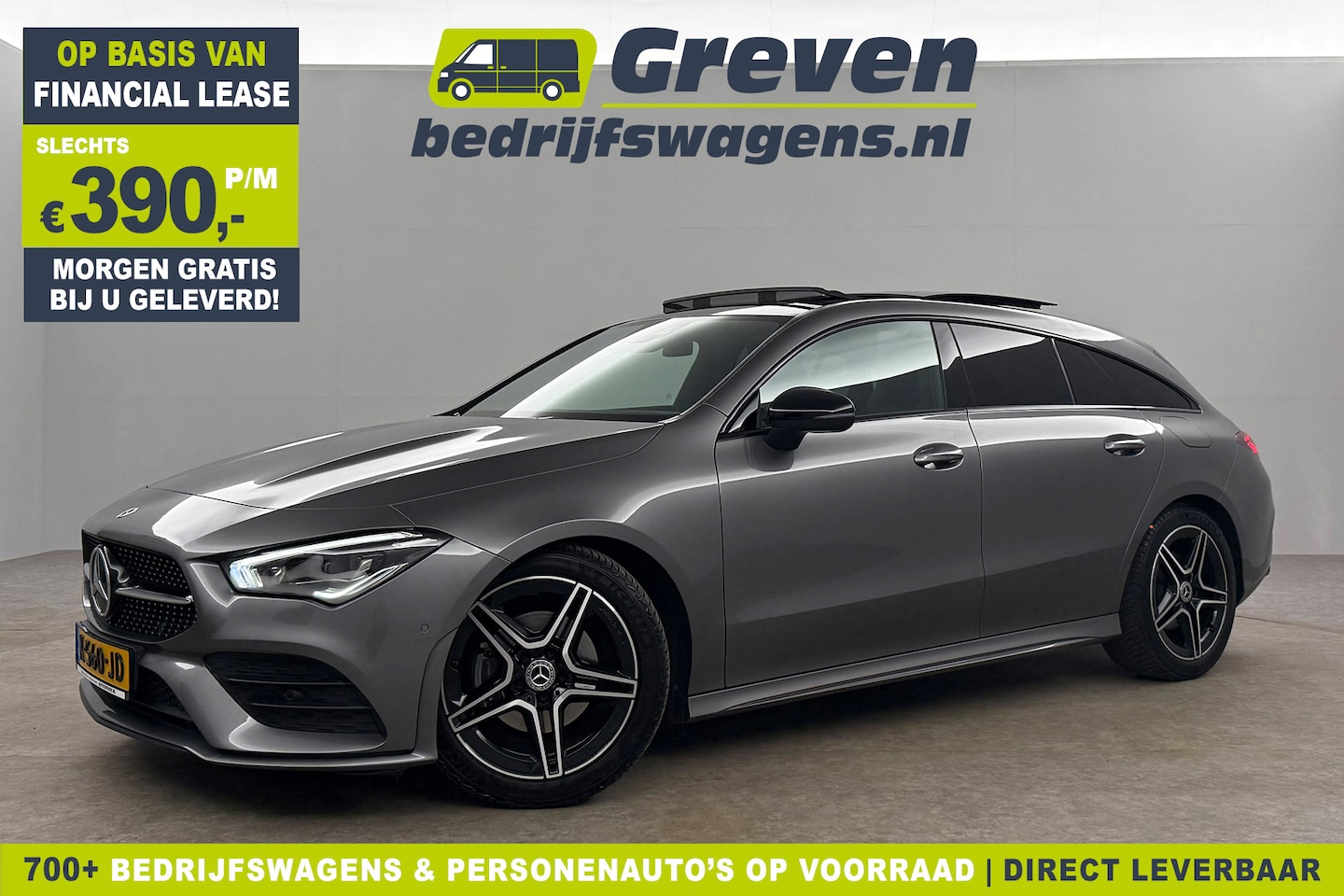 Mercedes-Benz CLA-Klasse - 180 AMG Pano LED Sfeerverl. Camera Memory Carplay Virtual Clima Cruise Navi PDC 18''LMV - AutoWereld.nl