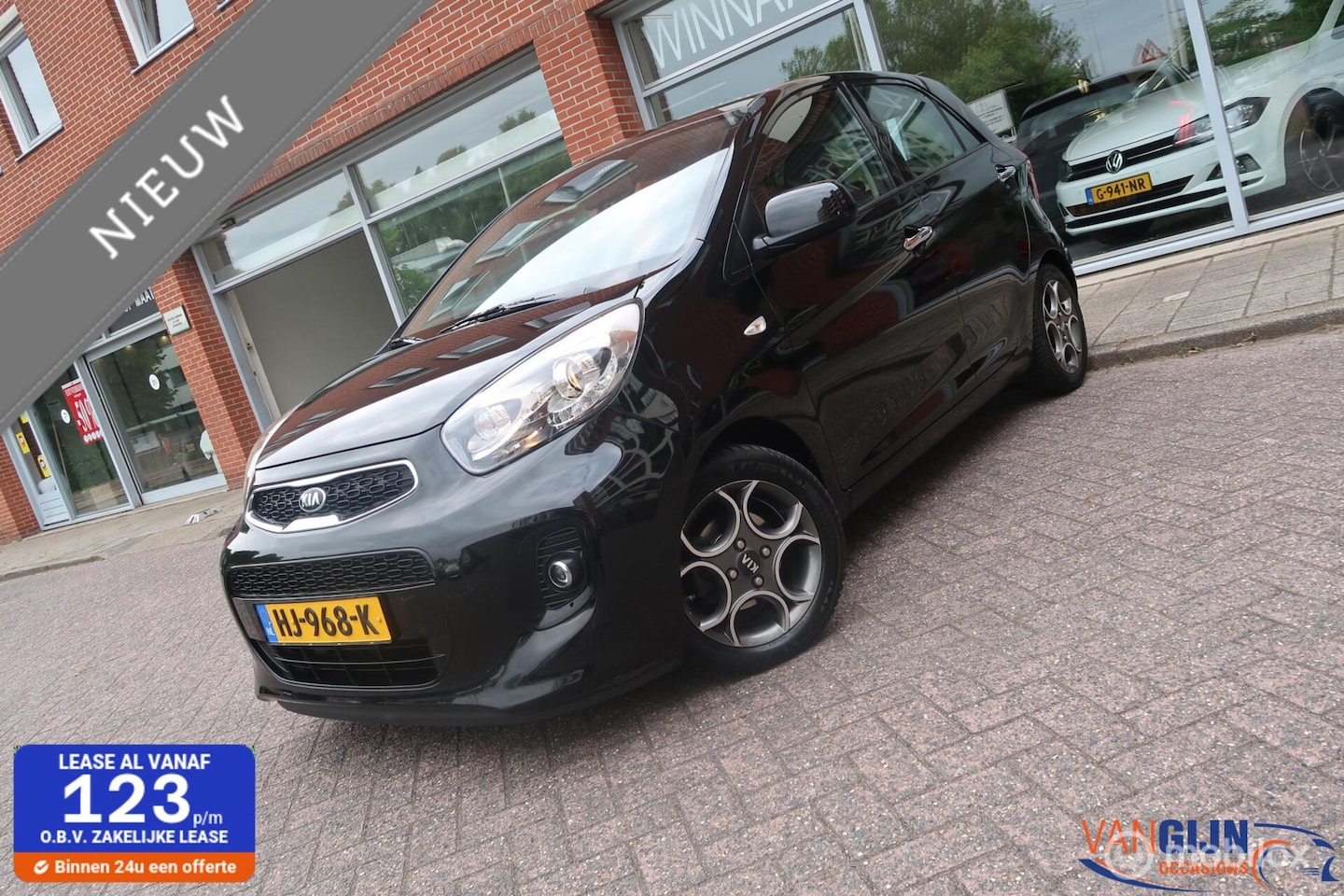 Kia Picanto - 1.2 CVVT ColorLine airco Cruise con 86PK - AutoWereld.nl