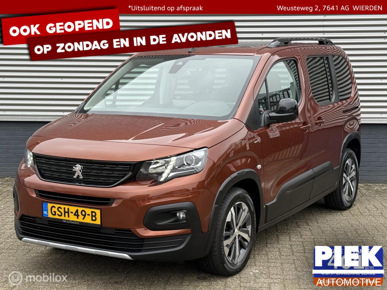 Peugeot Rifter - 1.2 Puretech GT-Line AUTOMAAT NIEUWSTAAT - AutoWereld.nl