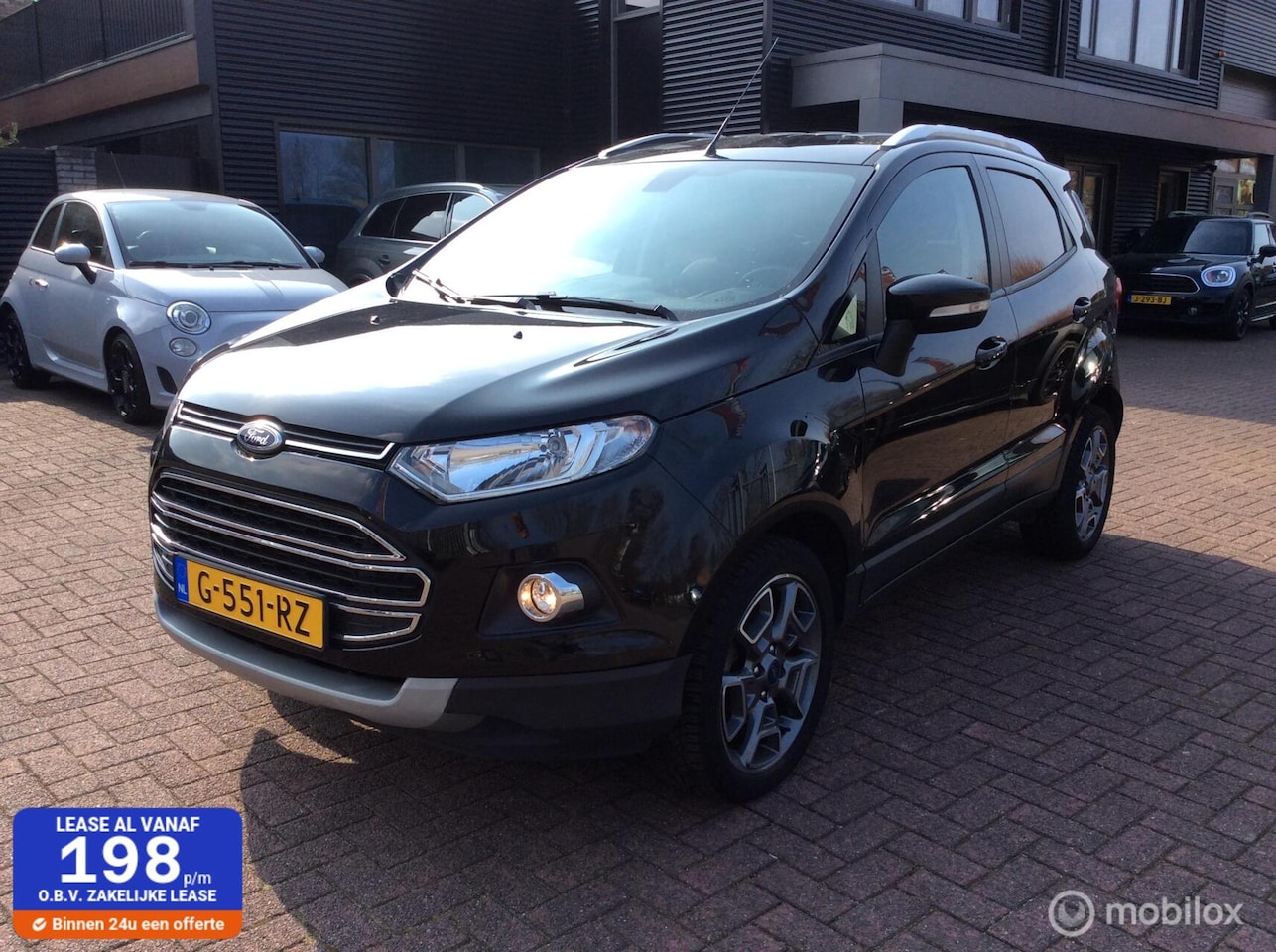 Ford EcoSport - 1.0 EcoBoost Titanium S Navi Camera 17" half leder - AutoWereld.nl