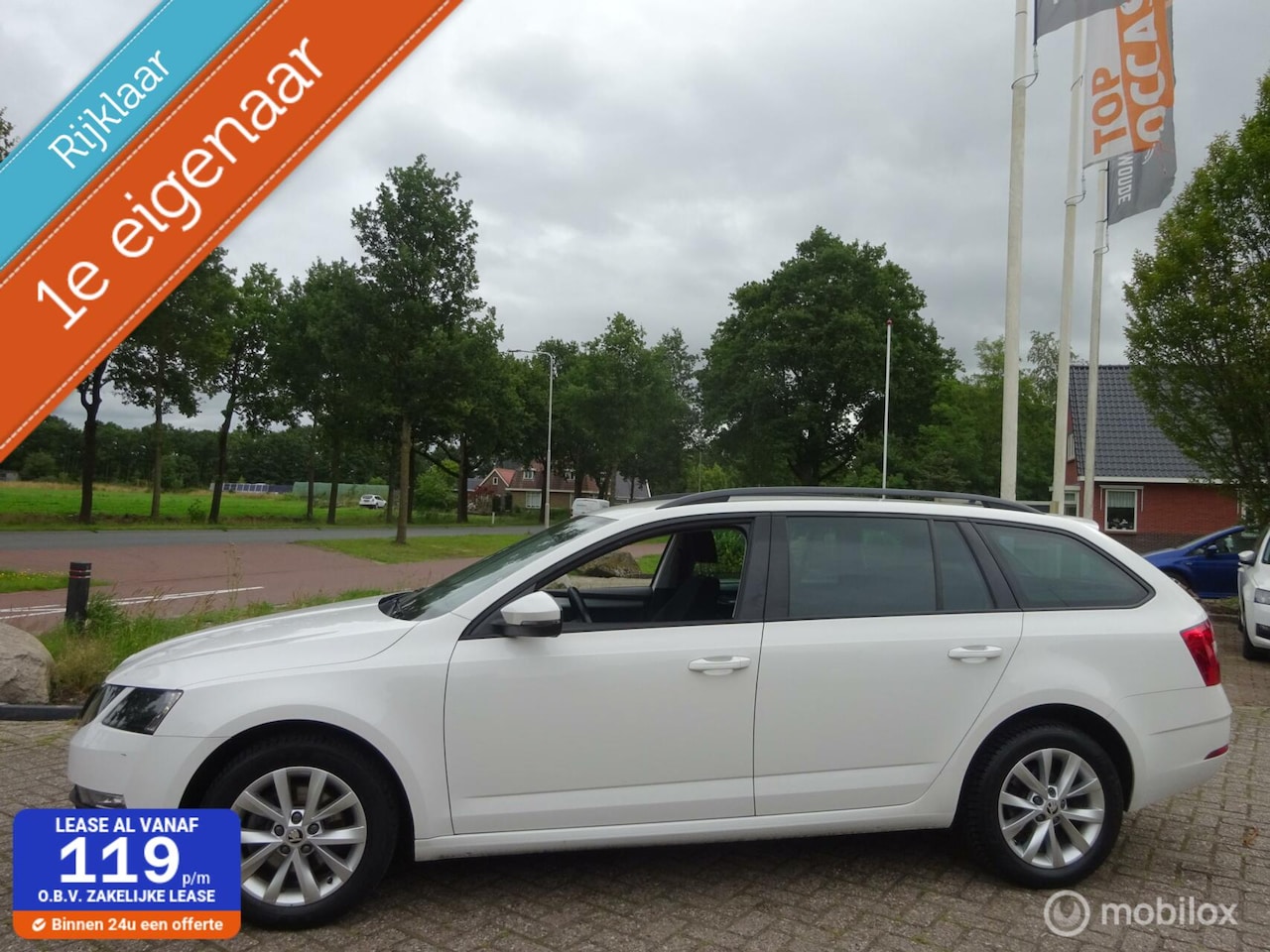 Skoda Octavia Combi - 1.0 TSI Sport Business Clima|Cruise|Navi - AutoWereld.nl