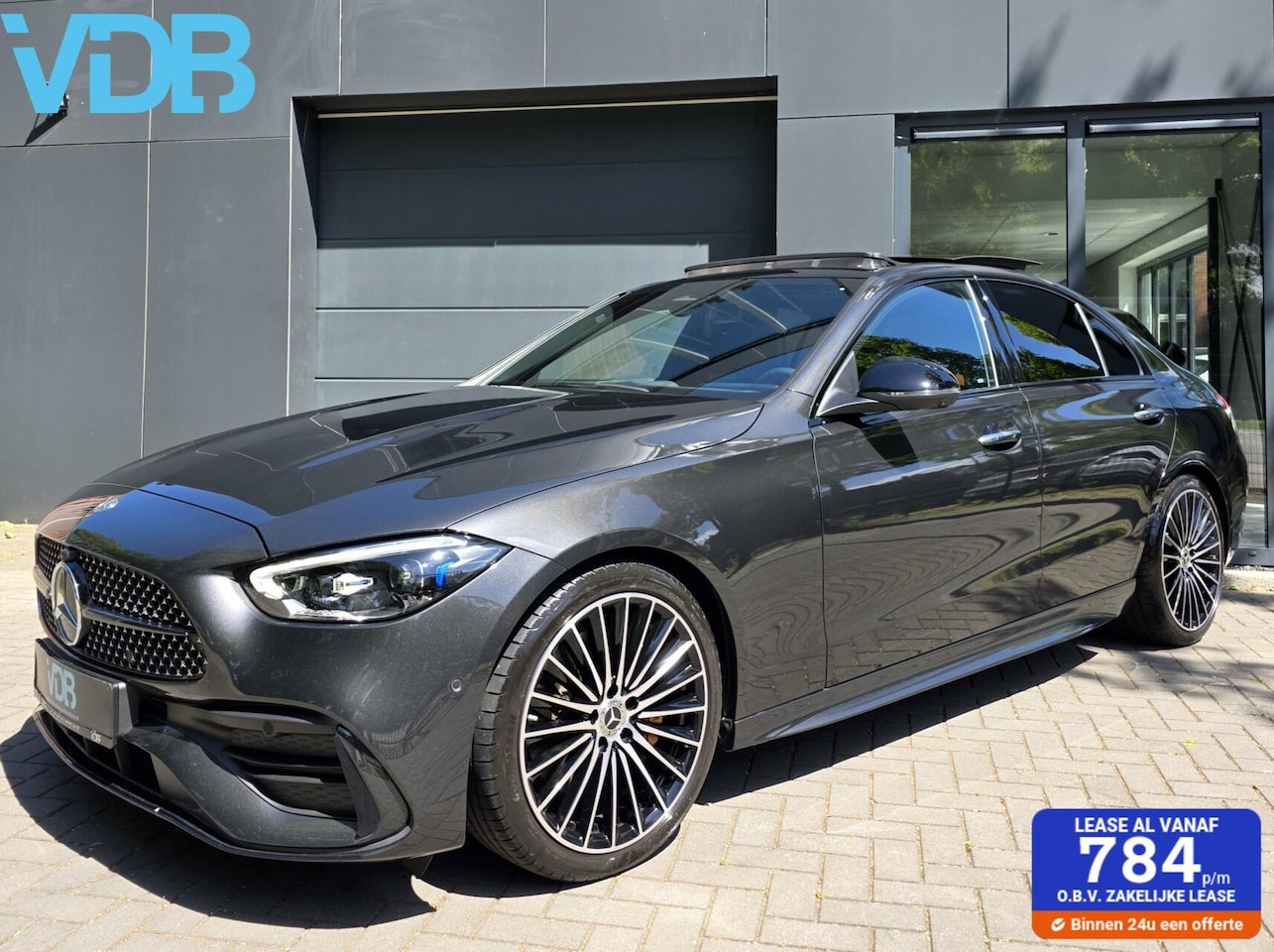 Mercedes-Benz C-klasse - C180 AMG PANO 360 MEMORY BURMESTER VOL!!! - AutoWereld.nl