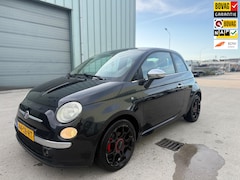Fiat 500 - 1.4-16V Sport 6bak zwart leuke auto nieuw apk