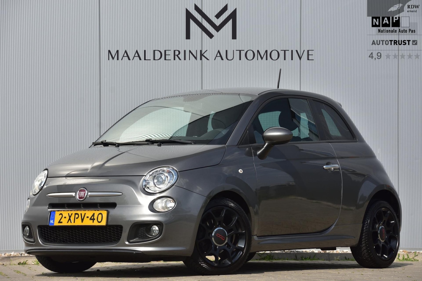 Fiat 500 - 0.9 TwinAir Turbo 500S Automaat NAP, Parkeersensoren, Premium Geluid, Leder/Stof, Airco, L - AutoWereld.nl