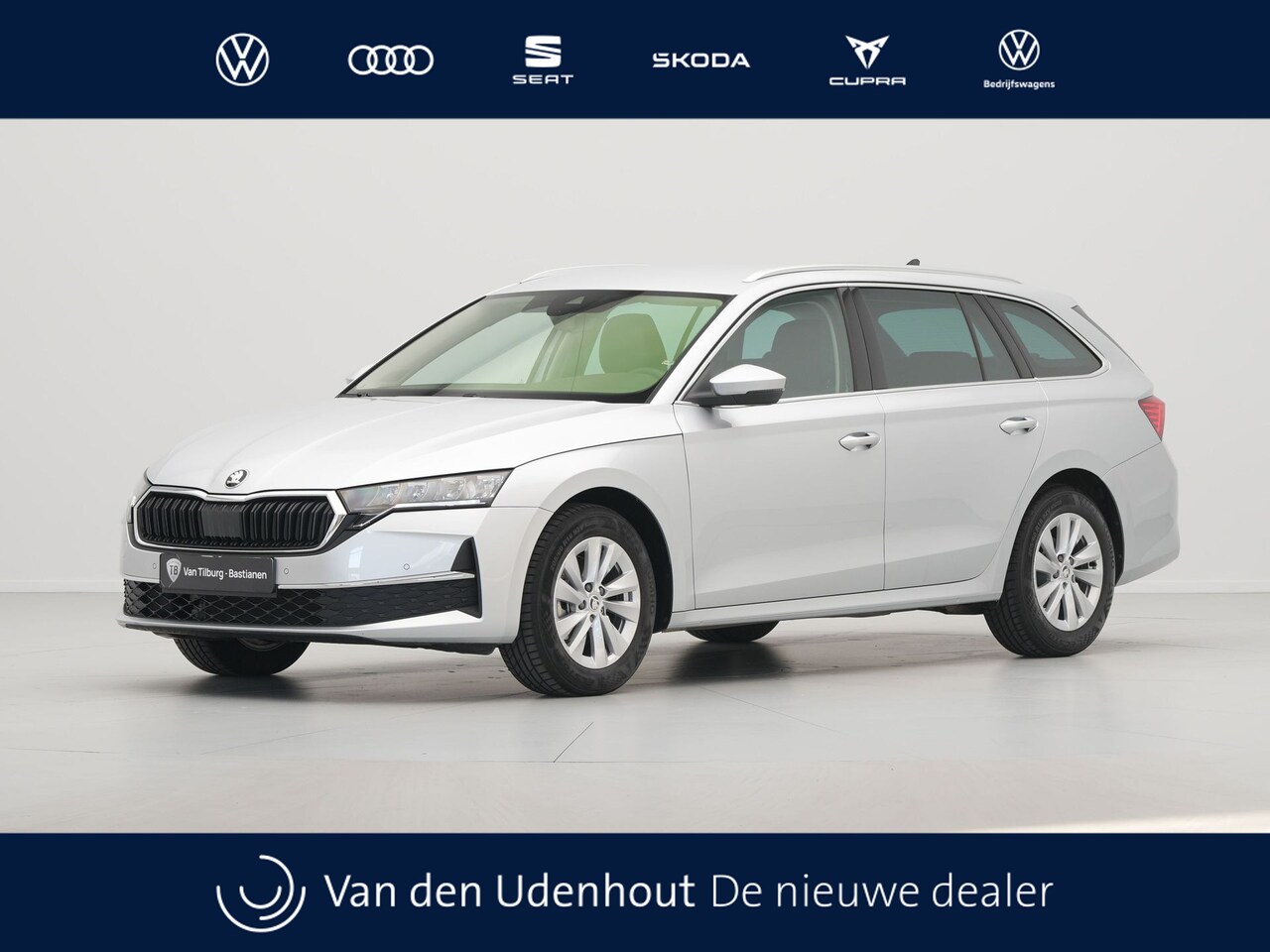 Skoda Octavia Combi - 1.5 TSI MHEV Business Edition Navigatie Keyless Privacy Glas Lm Velgen Nieuw Model - AutoWereld.nl