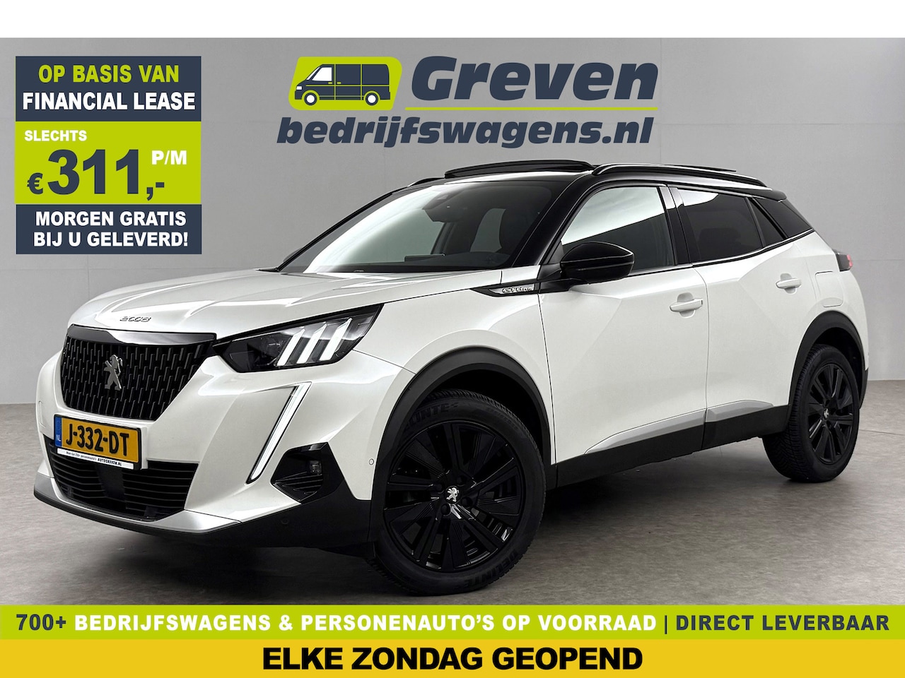 Peugeot 2008 - 1.2 PureTech GT-Line Pano Sfeer LED Virtual 360 Camera Carplay Clima Cruise Navi 18"LMV PD - AutoWereld.nl