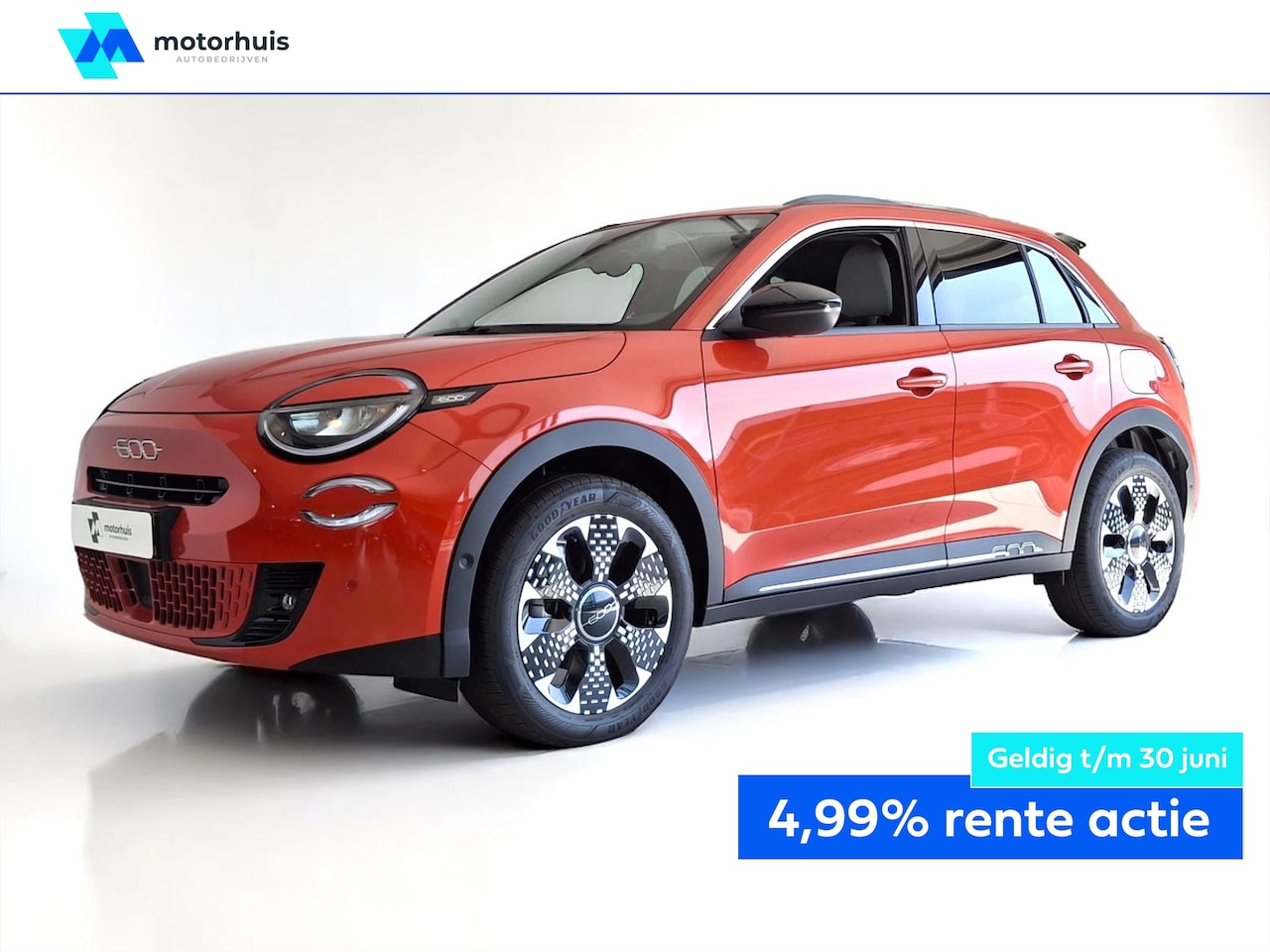 Fiat 600 - 1.2 Hybrid Turbo Charged 100pk La Prima AUTOMAAT NAVI ECC CAMERA - AutoWereld.nl