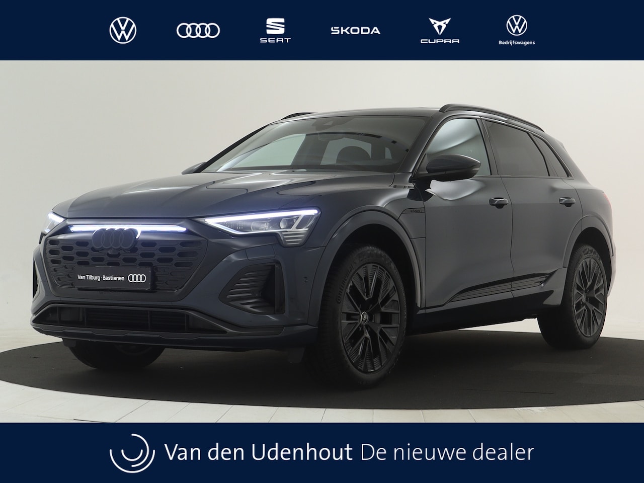 Audi Q8 e-tron - 55 quattro S Edition Competition 115 kWh Panodak Trekhaak Bang & Olufsen Lederenbekleding - AutoWereld.nl