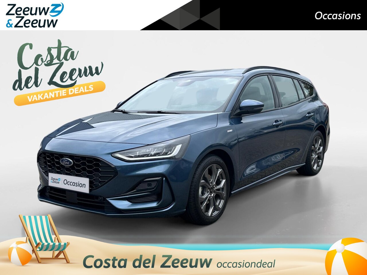 Ford Focus Wagon - 1.0 EcoBoost Hybrid ST Line | Zeer nette auto | Automaat | Navigatie | Apple carplay & And - AutoWereld.nl