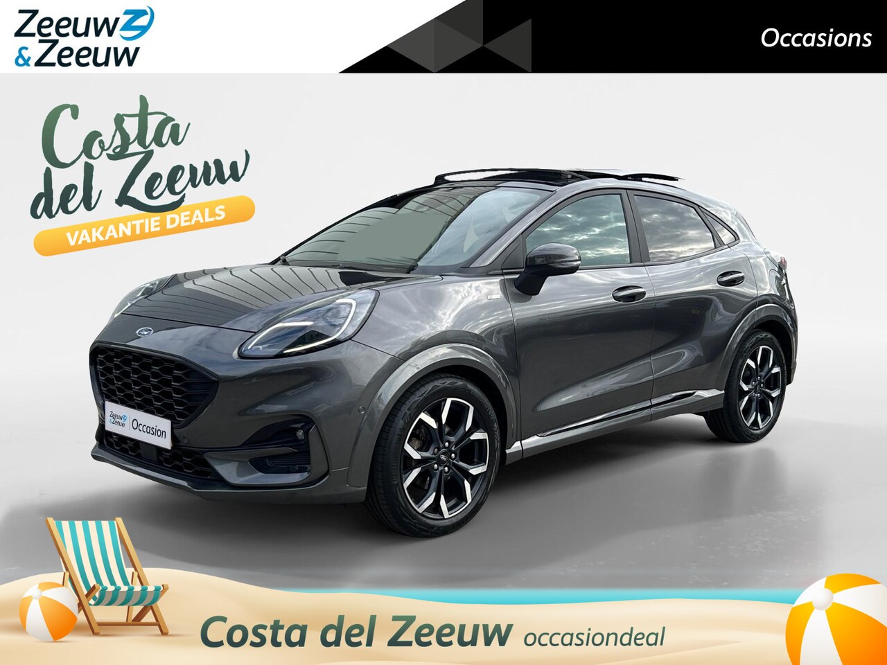 Ford Puma - 1.0 EcoBoost Hybrid ST-Line X First Edition 125pk | Stoel- stuur en voorruitverwarming | P - AutoWereld.nl