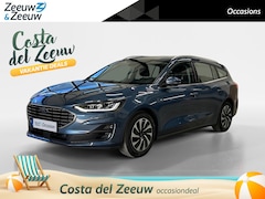 Ford Focus Wagon - 1.0 EcoBoost Hybrid Titanium 125pk | Dealeronderhouden | Sync 4 | Stoel- stuur en voorruit
