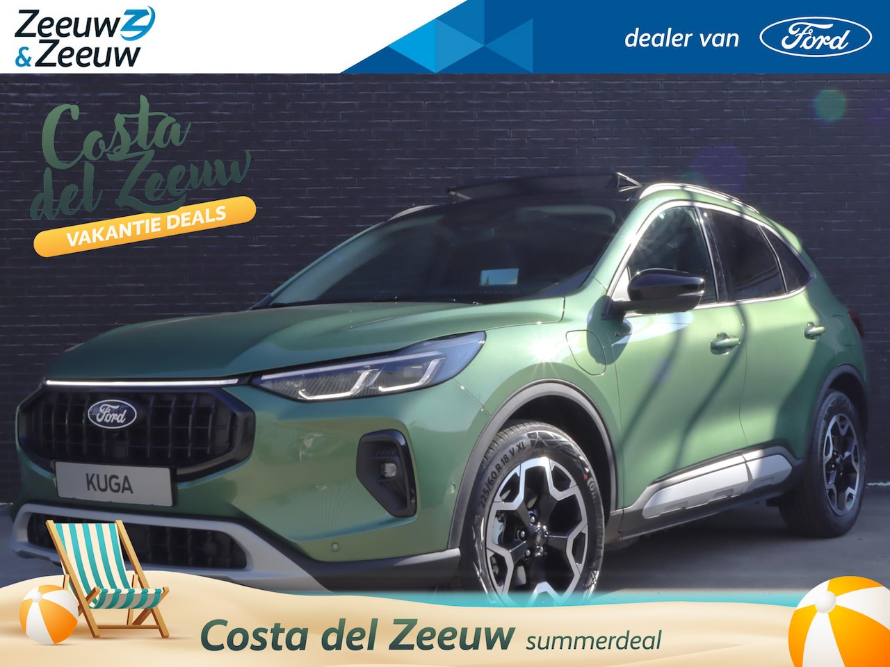 Ford Kuga - 2.5 PHEV Active X 243pk | €4.000.- actiekorting | 0,99% rente | Nieuw te bestellen - AutoWereld.nl