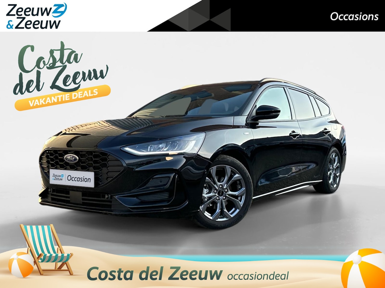 Ford Focus - 1.0 EcoBoost Hybrid ST Line | Zeer nette auto | 155 Pk| Panoramadak | Winter pack | Driver - AutoWereld.nl