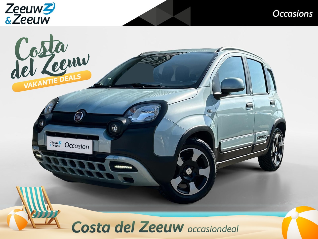 Fiat Panda - 1.0 Hybrid Launch Edition | Cross | Automatische Airco | Parkeersensoren | Nette Auto | - AutoWereld.nl
