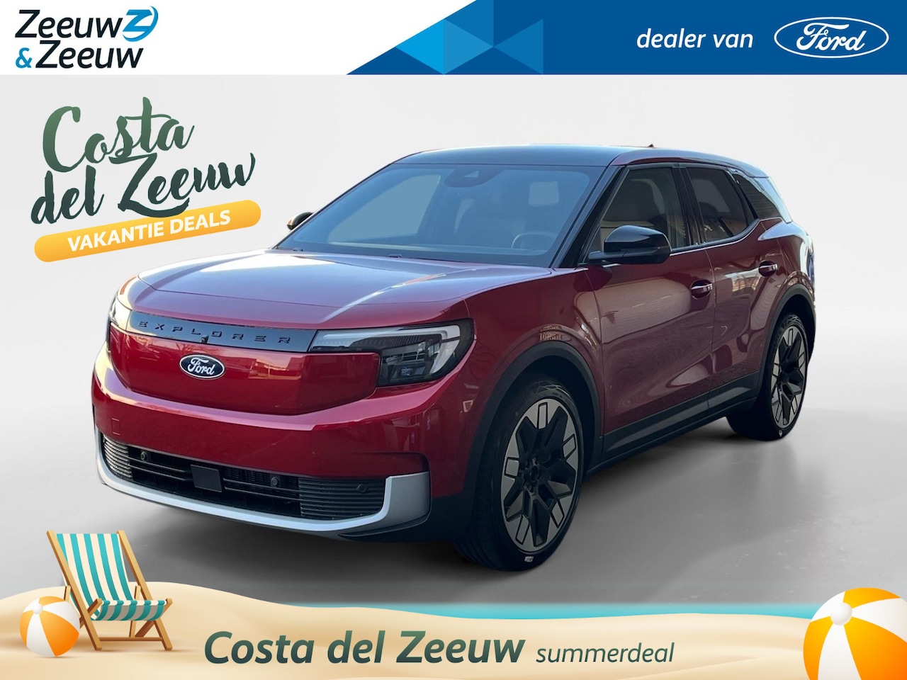 Ford Explorer - Premium Extended Range RWD 77 kWh | Actiekorting €2000,- | Private Lease vanaf €610,- p/m - AutoWereld.nl