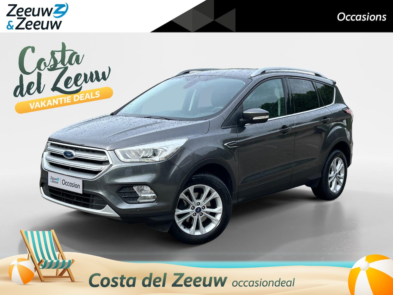 Ford Kuga - 1.5 EcoBoost Titanium | Trekhaak | Navigatie | Privacy Glass | Parkeersensoren | Voorruitv - AutoWereld.nl