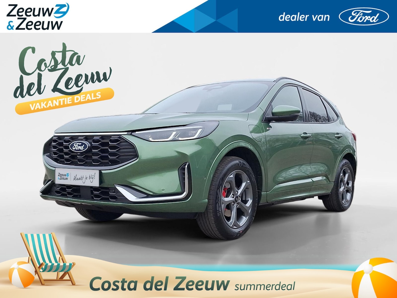 Ford Kuga - 2.5 PHEV ST-Line X Nieuw te bestellen | Winterpack | El. Trekhaak | 18" Lichtmetaal | 360C - AutoWereld.nl