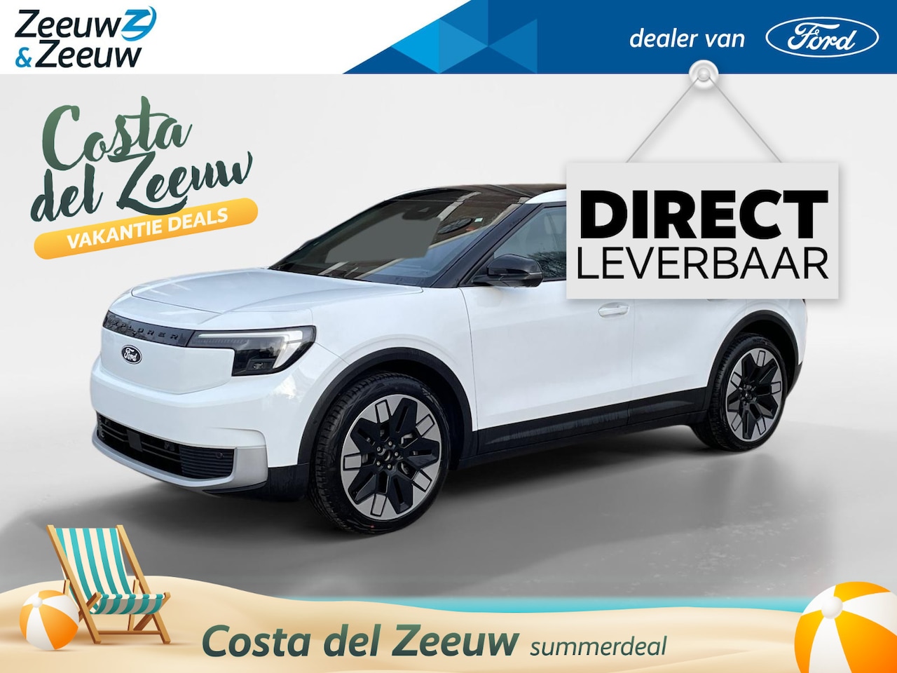 Ford Explorer - Premium Extended Range RWD 77 kWh | Panoramadak | 21" LMV | Driver Assistance Pack | B&O A - AutoWereld.nl
