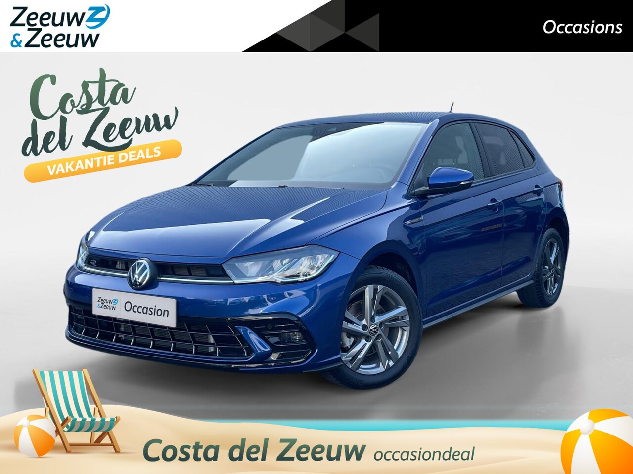 Volkswagen Polo - 1.0 TSI R-Line | Digital Cockpit | Achteruitrijcamera | Stoelverwarming | Sfeerverlichting - AutoWereld.nl