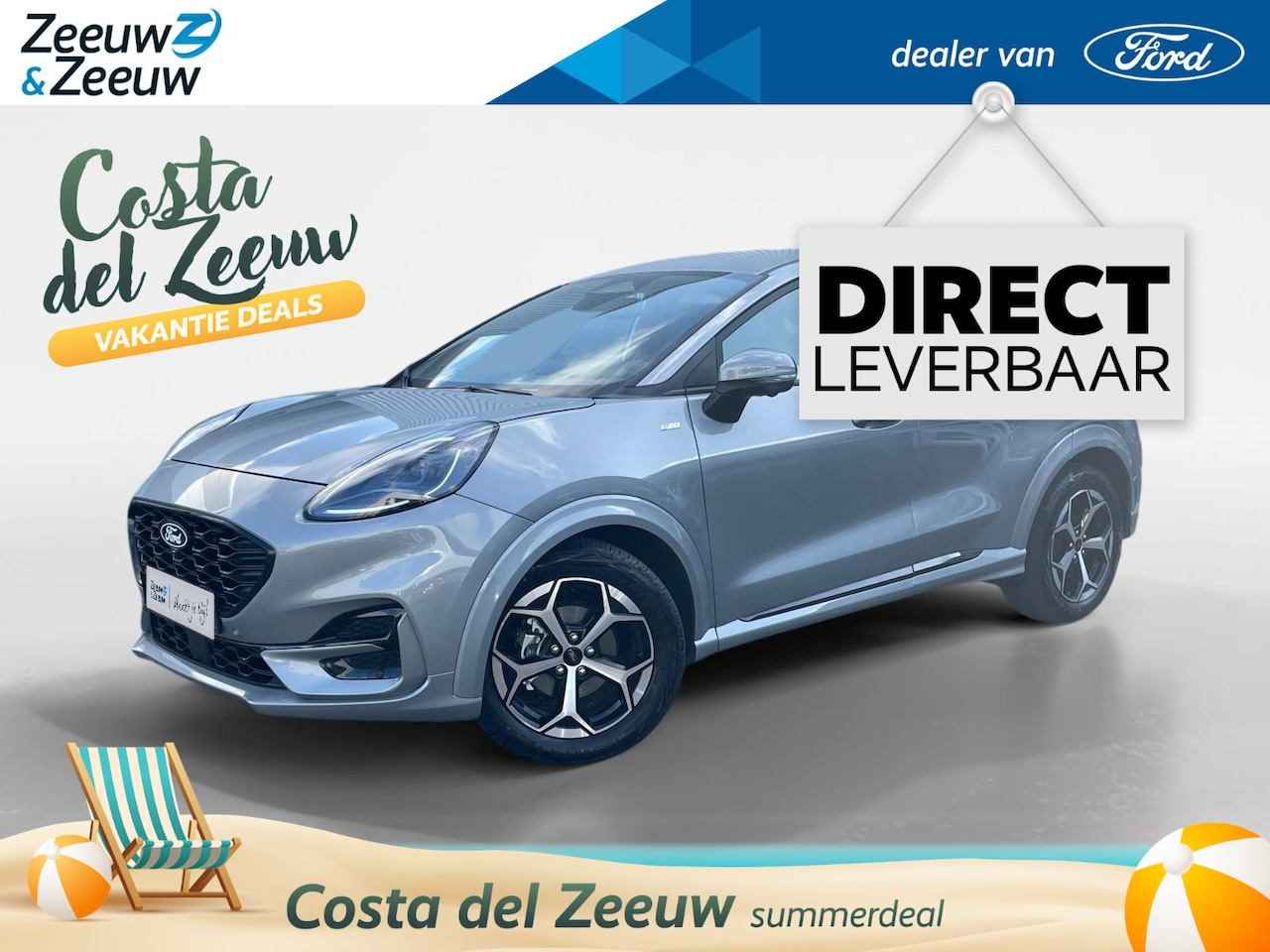 Ford Puma - 1.0 EcoBoost Hybrid ST-Line | €4000,- + €600,- korting | Winterpack | Driver Assistance Pa - AutoWereld.nl