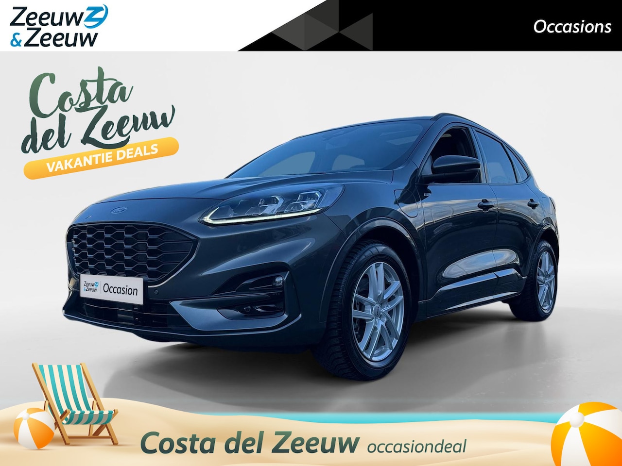 Ford Kuga - 2.5 PHEV ST-Line | Panorama dak | Winter Pack | 18 Inch Lichtmetaal | 12 Maanden garantie - AutoWereld.nl